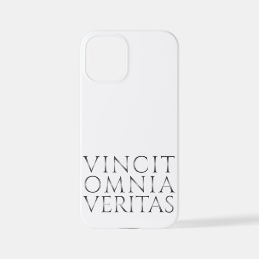 COQUE iPhone 12 MINI VINCIT OMNIA VERITAS (Verso)