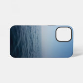 Coque iPhone 12 Mini Vue minimale sur la mer (Verso Horizontal)