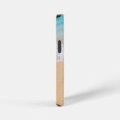 Coque iPhone 12 Mini Vue moderne sur la mer au paradis (Côté droit)