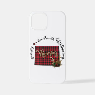 Coque iPhone 12 Mini Whyoming Plaid Tous Reviennent À La Maison Pour No