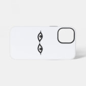 Coque iPhone 12 Mini Zipper Eyes (Verso Horizontal)