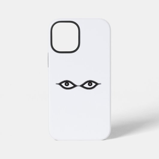 Coque iPhone 12 Mini Zipper Eyes (Verso)