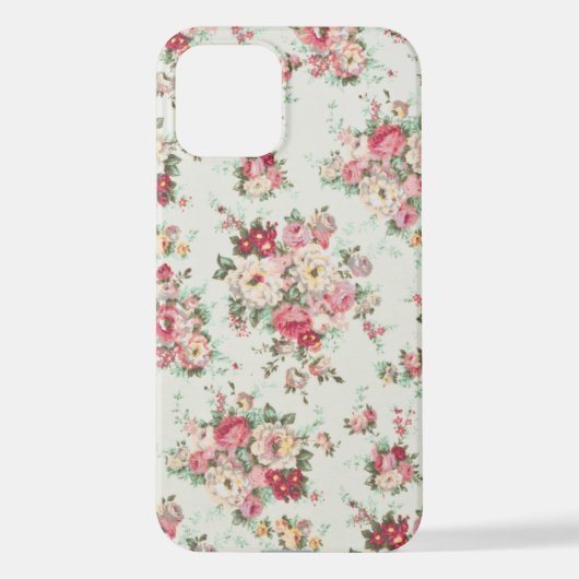 Coque iPhone 12 Minimal Custom Floral Photo (Verso)