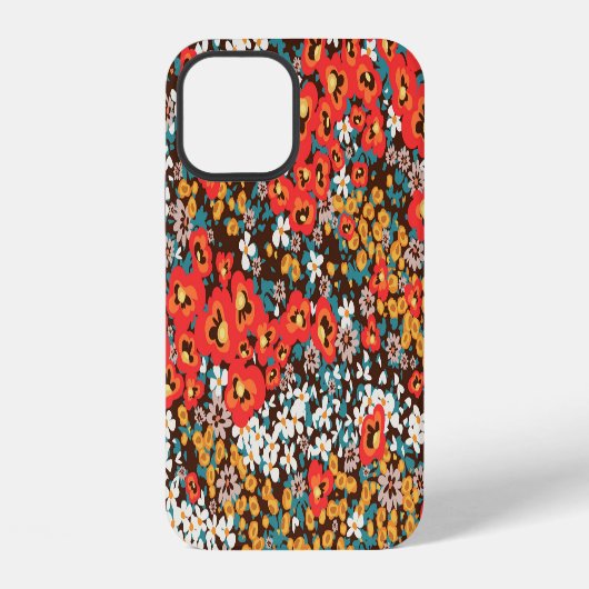 Coque iPhone 12 Mode florale : Housse de printemps Impression. (Verso)