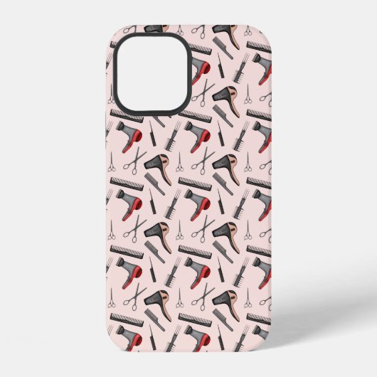 Coque iPhone 12 Modèle de coiffeur (Verso)