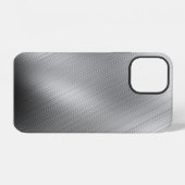 Coque iPhone 12 Modèle de texture grise moderne (Verso Horizontal)