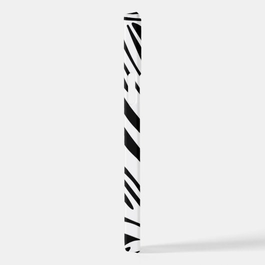 Coque iPhone 12 Modèle Zèbre (Côté droit)