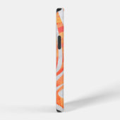 Coque iPhone 12 Modèle Zèbre texturé (Côté droit)