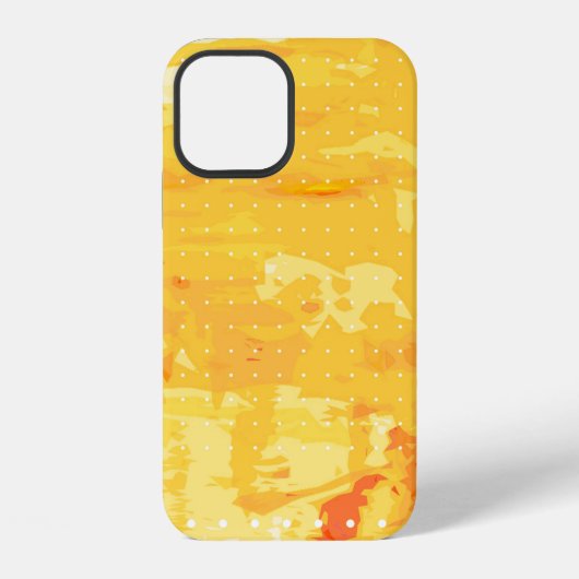 Coque iPhone 12 Modern abstract background of bright brush strokes (Verso)