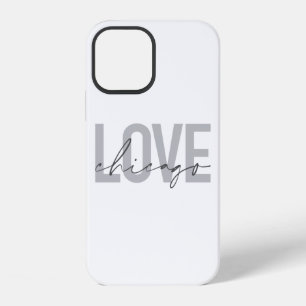 Coque iPhone 12 Moderne, cool, simple, minimal, design J'aime Chic