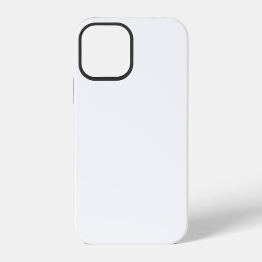 Coque iPhone 12 Moderne Simple Calligraphie Manuscrite Blanche Uni (Verso)