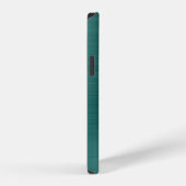 Coque iPhone 12 Monogramme élégant vert (Côté droit)