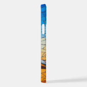 Coque iPhone 12 mosaic blue jay gothic halloween phone case (Côté droit)