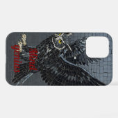 Coque iPhone 12 Mosaic Owl "Mind Genius" Phone Case (Verso Horizontal)