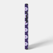 Coque iPhone 12 Motif à points Polka - Violet bleu violet violet l (Côté gauche)