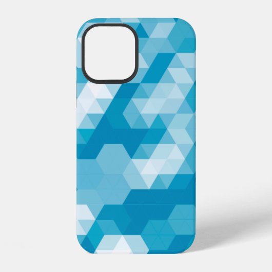 Coque iPhone 12 motif Abstrait de formes géométriques arrière-plan (Verso)