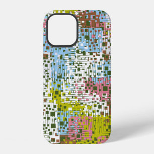 Coque iPhone 12 motif Abstrait sans soudure. Peintures du printemp