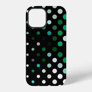 Coque iPhone 12 motif arrière - plan Abstrait mi-teinte. Co géomét