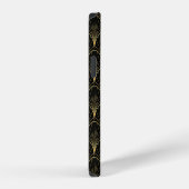 Coque iPhone 12 Motif Art déco Palm Leaf (Côté droit)