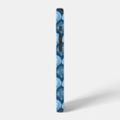 Coque iPhone 12 Motif Blue Beach Seashell (Côté gauche)