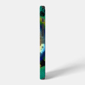 Coque iPhone 12 Motif circulaire multicolore (Côté gauche)