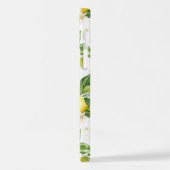 Coque iPhone 12 Motif citron, Fleurs de citron, Feuilles, Citrus (Côté gauche)