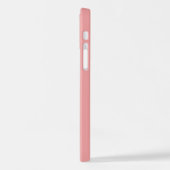 Coque iPhone 12 Motif d'art élégant et chic rose (Côté gauche)