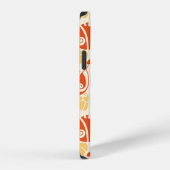 Coque iPhone 12 motif de champignons dans le style moderne (Côté droit)