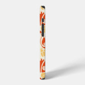 Coque iPhone 12 motif de champignons dans le style moderne (Côté gauche)