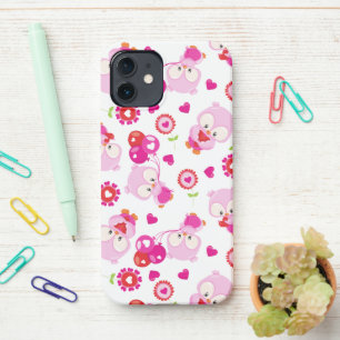 Coque iPhone 12 Motif De Chouettes, Chouettes Mignonnes, Chouettes