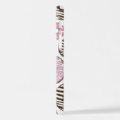 Coque iPhone 12 Motif De Donuts, Donuts Roses, Donuts Blancs (Côté gauche)