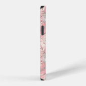 Coque iPhone 12 Motif de fleurs Sakura rose (Côté droit)