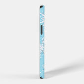 Coque iPhone 12 Motif de flocon de neige (Côté droit)