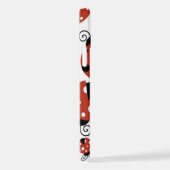 Coque iPhone 12 Motif De Ladybugs, Mignons Ladybugs, Red Ladybugs (Côté droit)