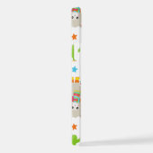 Coque iPhone 12 Motif De Llamas, Cute Llamas, Alpacas, Cactus (Côté droit)