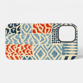 Coque iPhone 12 Motif de patchwork sans couture. Une collection de (Verso Horizontal)