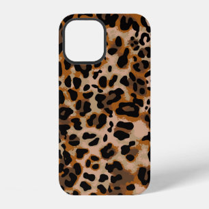Coque iPhone 12 Motif de peau d'animal jaguar guépard entièrement