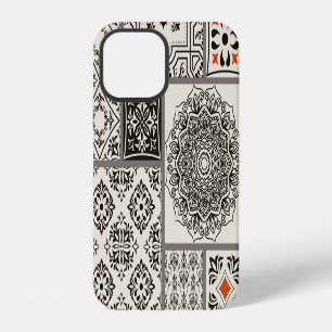 Coque iPhone 12 Motif de tuile islamique Majolica