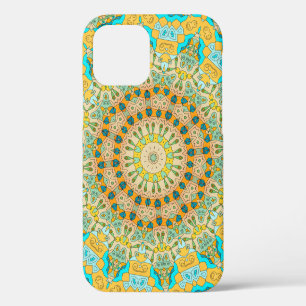 Coque iPhone 12 Motif décoratif vintage. Islam, arabe, indien,