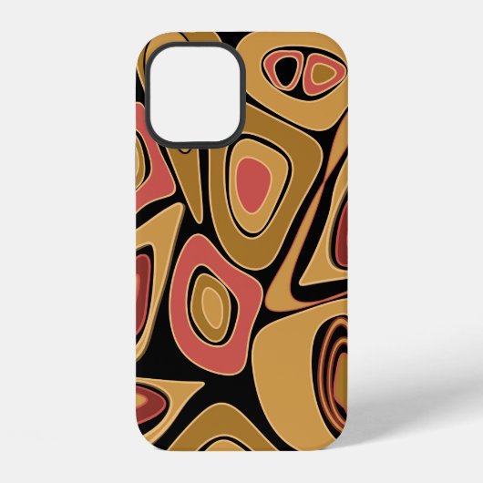 Coque iPhone 12 Motif d'impression de texture simple transparente (Verso)