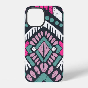 Coque iPhone 12 Motif ethnique tribal coloré sans couture