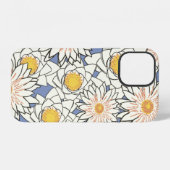 Coque iPhone 12 Motif fleurs lotus lis (Verso Horizontal)