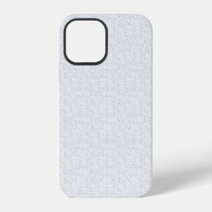 Coque iPhone 12 Motif floral géométrique gris clair