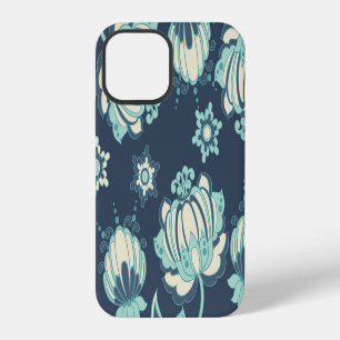 Coque iPhone 12 Motif floral indien vintage sans couture
