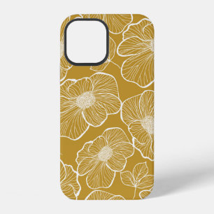Coque iPhone 12 Motif floral sans couture abstrait. Fond de fleurs