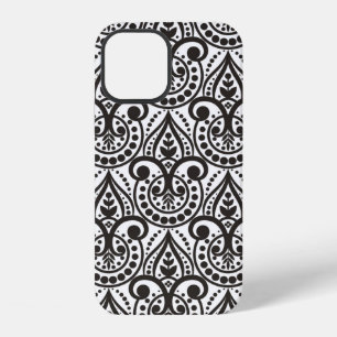 Coque iPhone 12 Motif floral sans couture Damas. Il illustration v