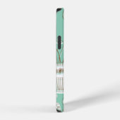 Coque iPhone 12 Motif fluide floral (Côté droit)