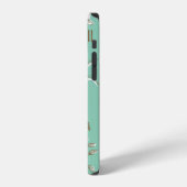 Coque iPhone 12 Motif fluide floral (Côté gauche)