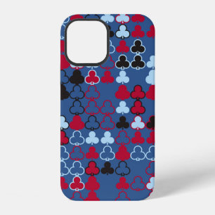 Coque iPhone 12 Motif géométrique avec des éléments colorés, abstr