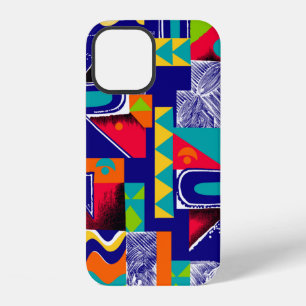 Coque iPhone 12 Motif géométrique moderne sans couture